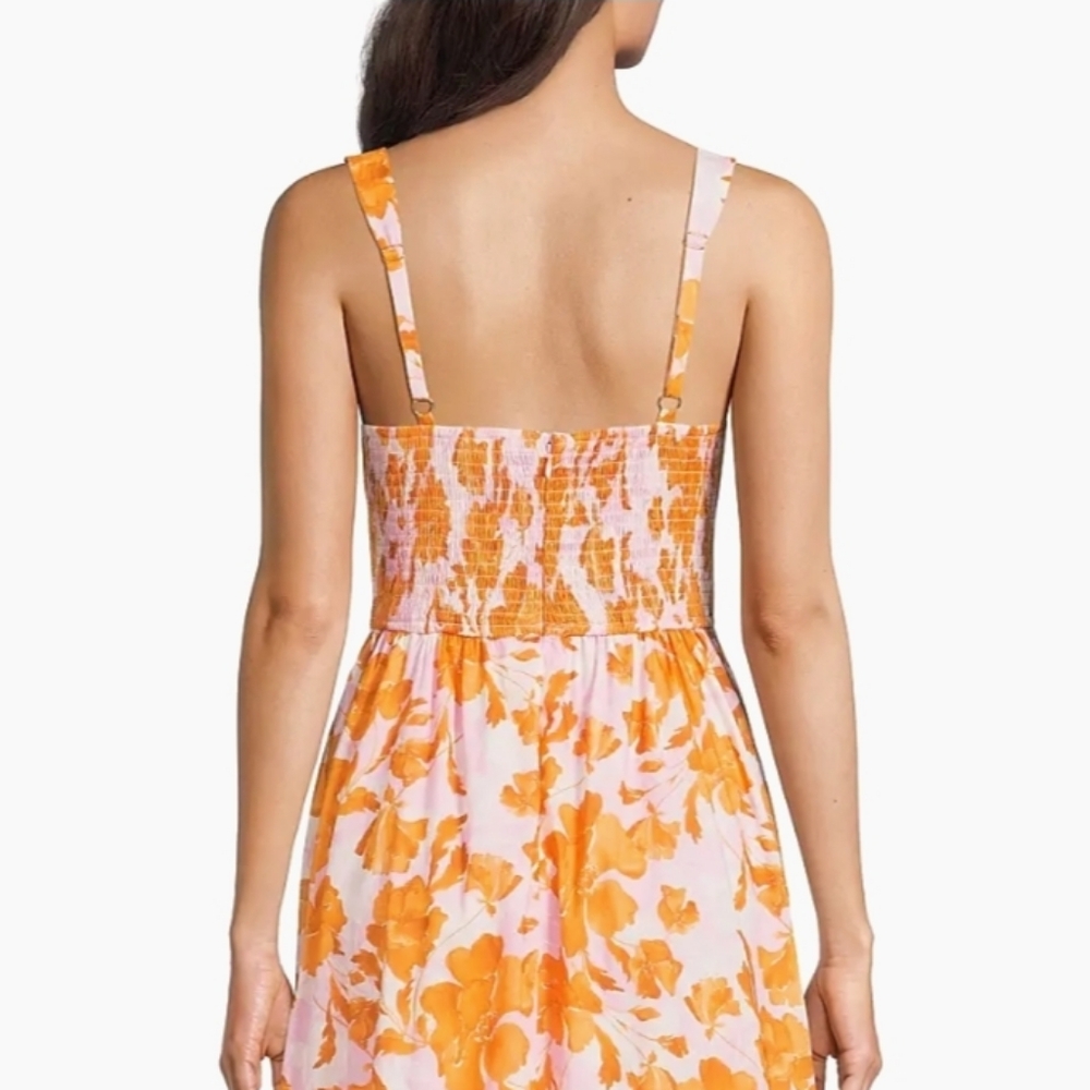 NWT HUTCH | $361 Stefani Floral Midi Dress - Picture 7 of 8